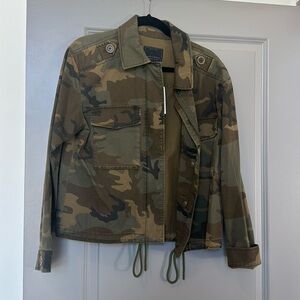 Anthropologie Sanctuary Camo Cargo Jacket Size Small